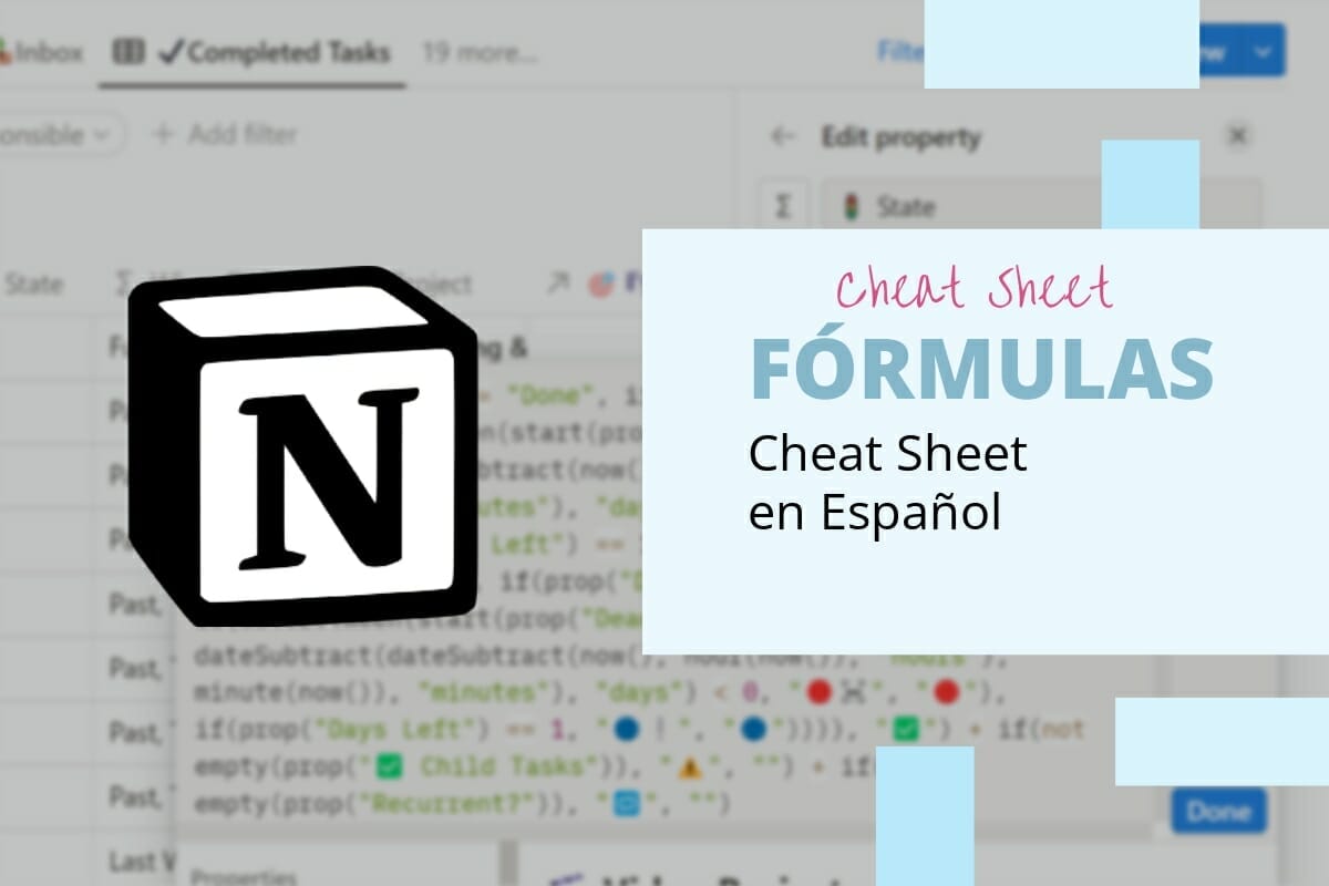 Fórmulas para bases de datos en notion